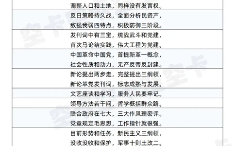 833355855480868毛中特史纲著作口诀汇总@空卡空卡空空卡_纯图版_2026考公资料_（49）政治理论合集_政治理论合集_空卡政治9.9考研救命资料包（政治理论可看）