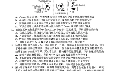 2025届山东省日照市高三校际联合考试(一模)生物试题_2025年2月_2502212025届山东省日照市高三下学期校际联合考试(一模)（全科）