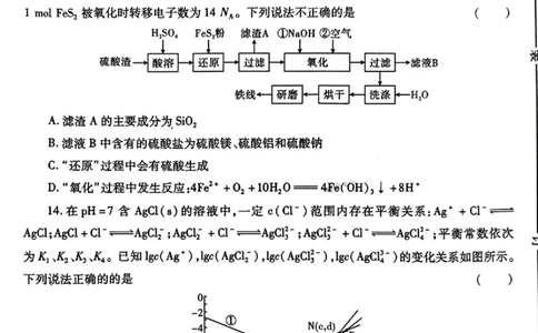 2025届陕西省高考适应性检测（三）化学试题+答案_2025年4月_2504142025年新高考两省(山西、陕西)高三4月联考（全科）