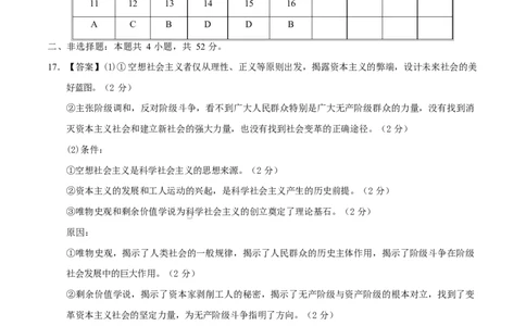 高一政治第一次月考卷（参考答案）（安徽专用）_1多考区联考试卷_2510152025-2026学年高一政治上学期第一次月考试题_2025-2026学年高一政治上学期第一次月考（安徽专用）Word版含解析