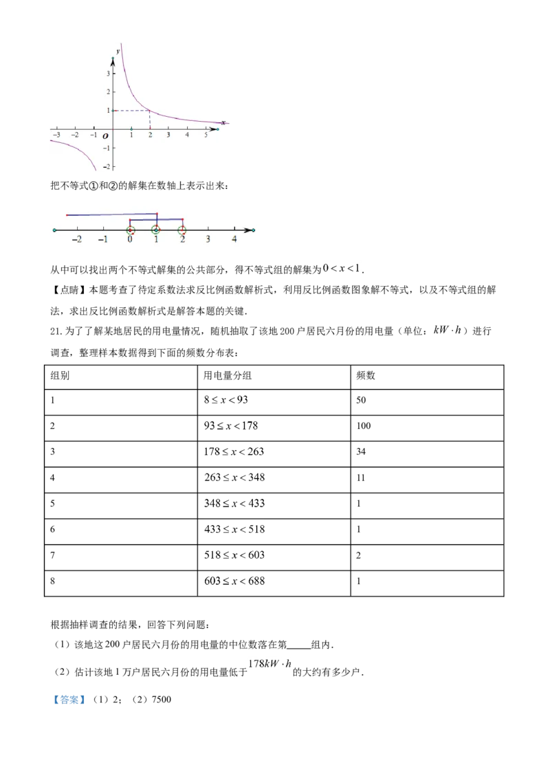 精品解析：江苏省南京市2020年中考数学试题（解析版）_中考真题_2.数学中考真题2015-2024年_2020全国多省多地中考数学真题126份_2020年中考真题精品解析数学（江苏南京卷）精编word版
