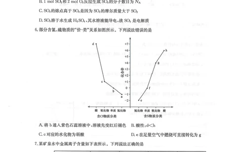 2026九师联盟高三10月10联考化学试卷（含答案）_2025年10月_2510122026九师联盟高三10月10联考（全科）