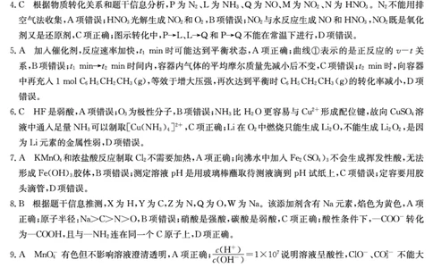 25-X-635C-化学（A）DAZQ_2025年5月_250525山西三晋卓越联盟&middot;2024-2025学年高三5月质量检测卷(25-X-635C)（全科）_三晋卓越联盟&middot;2024-2025学年高三5月质量检测卷(25-X-635C)化学（A）