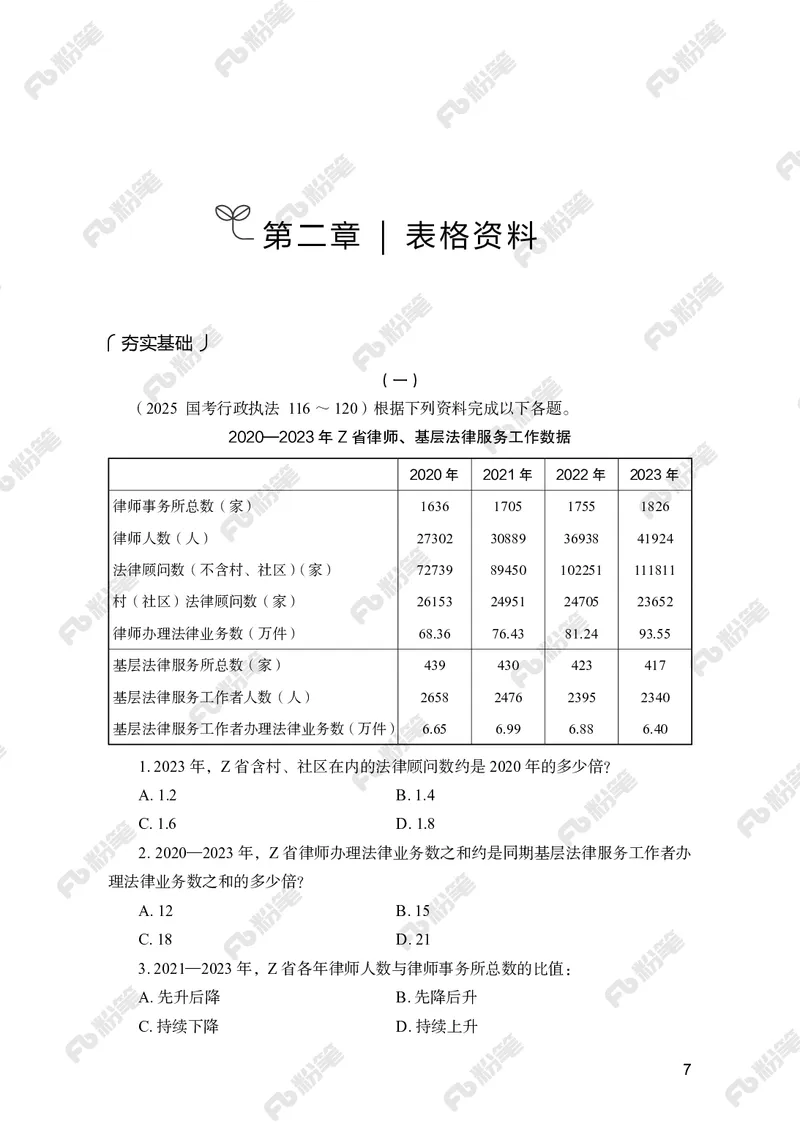 资料分析上册_2026考公资料_（10）粉笔_26行测5000题+申论100（2026版）_行测5000题2025年1月版次（2026版）_版本2（包括新增部分）_行测5000题26新增