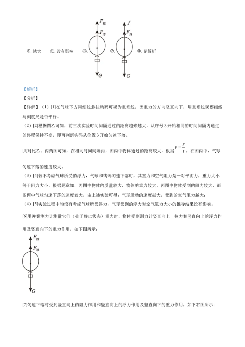 贵州省安顺市2021年中考理综物理试题（解析版）_中考真题_4.物理中考真题2015-2024年_2021中考物理真题42份_2021贵州省_安顺物理