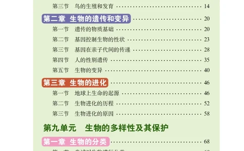 鲁教版8年级生物下册高清教材_4-教培资料-26年最新资料-同步更新_初中高中教资_03科三专项（进去保存报考的学科即可）_02科三专项（笔记真题思维导图教学设计版本二）