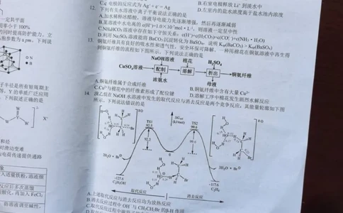 化学_2025年10月_12026年试卷教辅资源等多个文件_251025贵州省遵义市2025-2026学年高三上学期第一次适应性考试（全科）