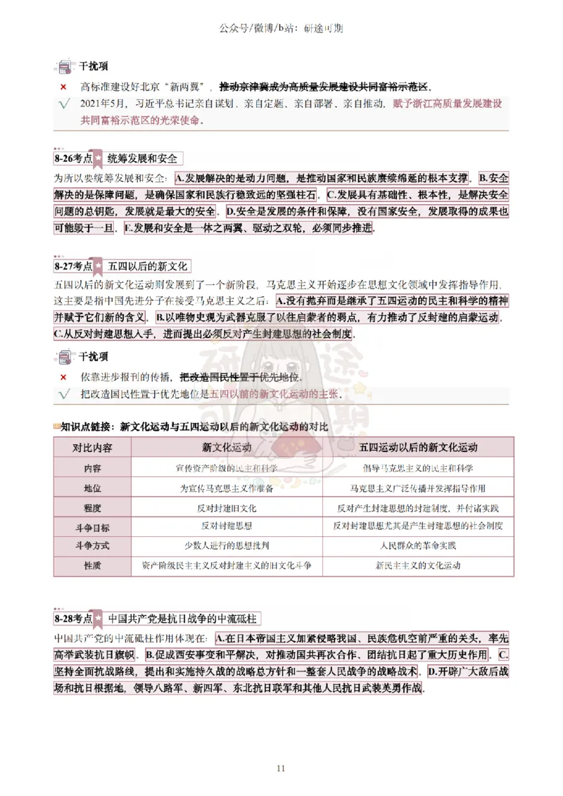 @研途可期-肖八选择题精解（合并）_2026考公资料_（49）政治理论合集_政治理论合集_2025考研政治pdf（笔记）_肖秀荣考研政治_25肖秀荣《八套卷》+浓缩背诵合集