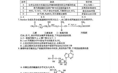 2025年东北三省四市教研联合体高考模拟试题（二）化学_2025年5月_2505112025年东北三省四市教研联合体高考模拟试题（二）（全科）