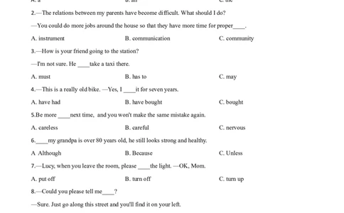 精品解析：山东省菏泽市2019年中考英语试题（原卷版）_中考真题_3.英语中考真题2015-2024年_2019年全国中考YINGYU148份_2019年中考真题精品解析英语（山东菏泽卷）精编word版