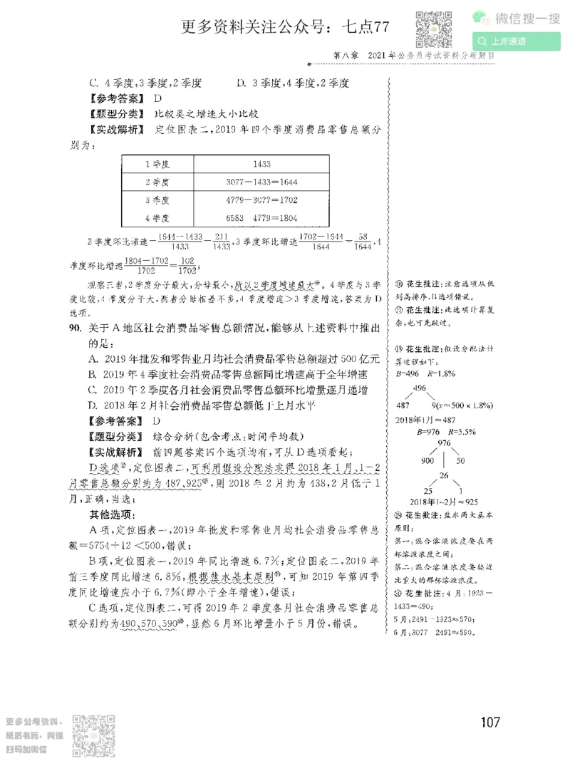 资料分析1200题解析2022增补册_2026考公资料_花生十三合集_旗舰班-国考（2026版）花生十三旗舰班（花生行测+飞扬申论）⭐⭐⭐_电子资料（讲义+题本）_刷题题本