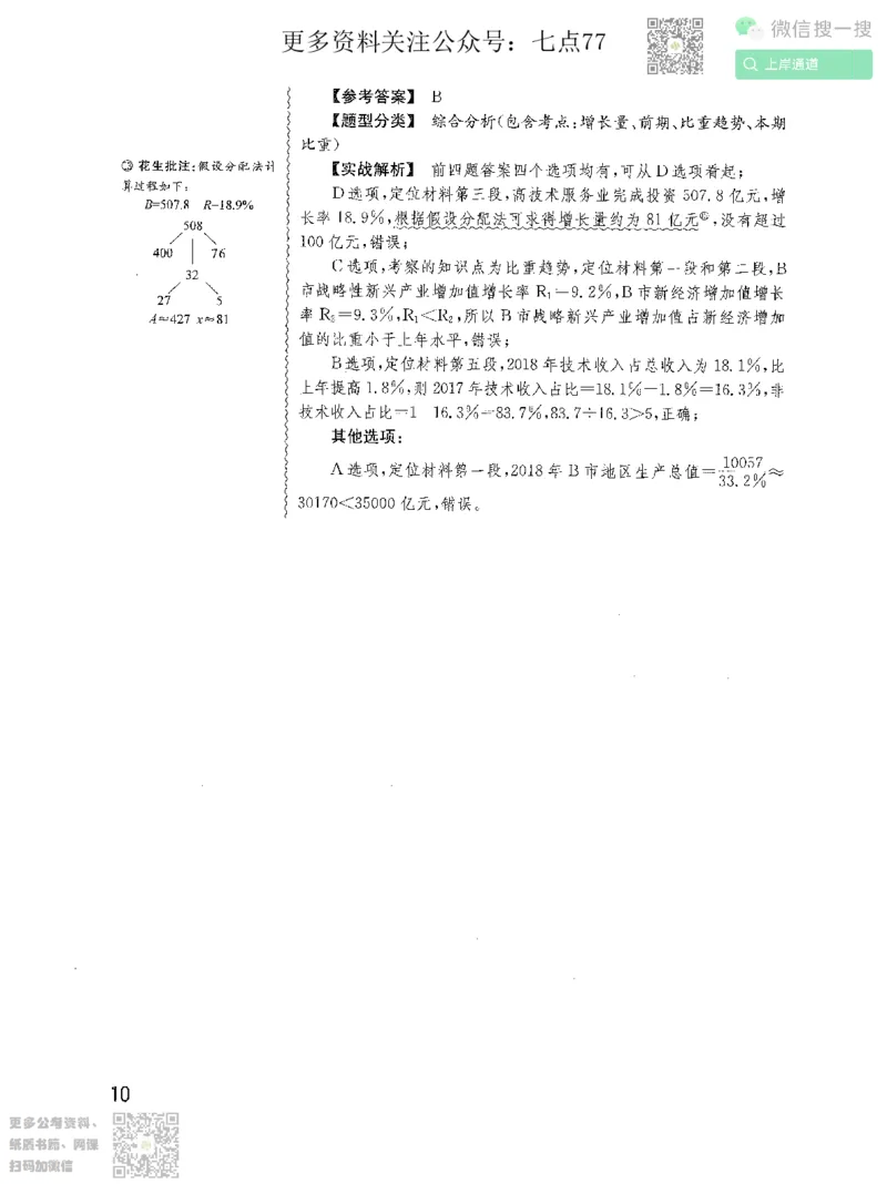 资料分析1200题解析2022增补册_2026考公资料_花生十三合集_旗舰班-国考（2026版）花生十三旗舰班（花生行测+飞扬申论）⭐⭐⭐_电子资料（讲义+题本）_刷题题本