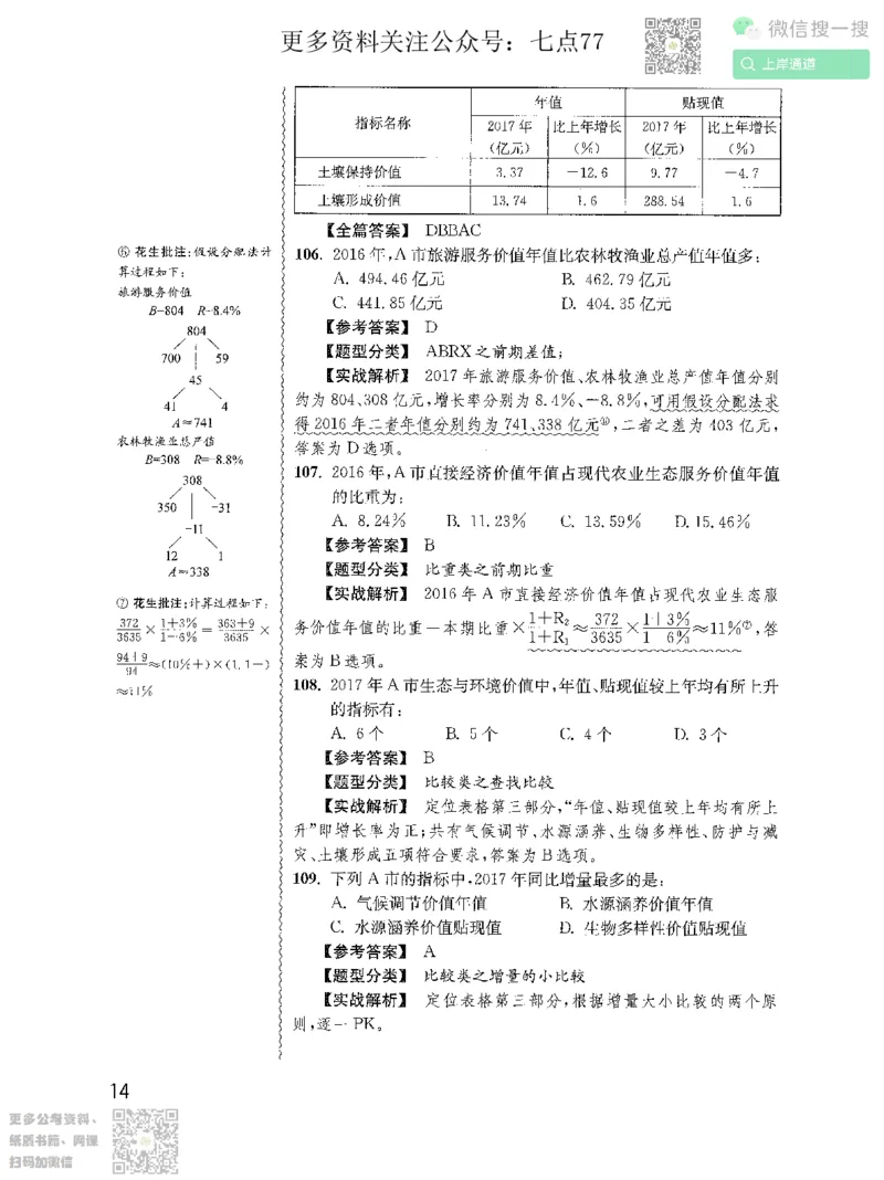 资料分析1200题解析2022增补册_2026考公资料_花生十三合集_旗舰班-国考（2026版）花生十三旗舰班（花生行测+飞扬申论）⭐⭐⭐_电子资料（讲义+题本）_刷题题本