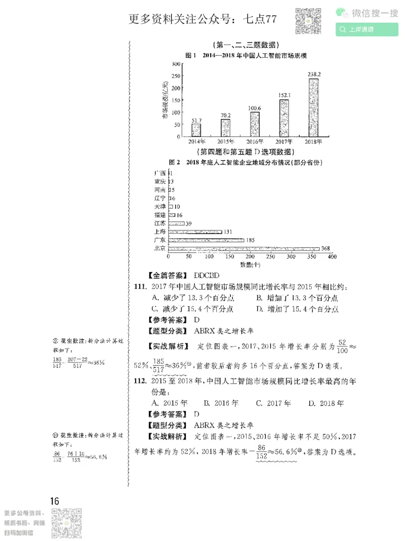 资料分析1200题解析2022增补册_2026考公资料_花生十三合集_旗舰班-国考（2026版）花生十三旗舰班（花生行测+飞扬申论）⭐⭐⭐_电子资料（讲义+题本）_刷题题本