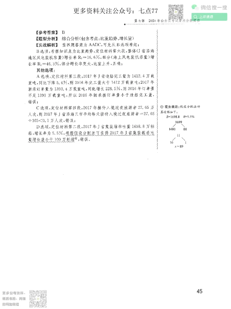 资料分析1200题解析2022增补册_2026考公资料_花生十三合集_旗舰班-国考（2026版）花生十三旗舰班（花生行测+飞扬申论）⭐⭐⭐_电子资料（讲义+题本）_刷题题本