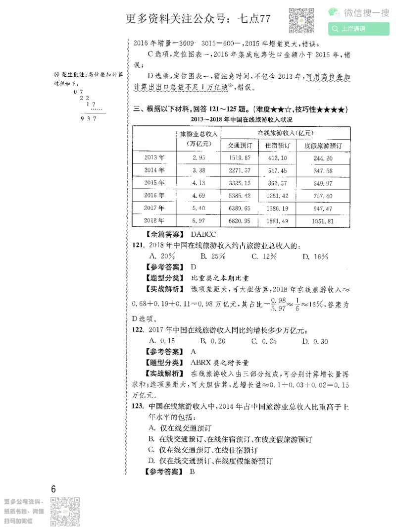 资料分析1200题解析2022增补册_2026考公资料_花生十三合集_旗舰班-国考（2026版）花生十三旗舰班（花生行测+飞扬申论）⭐⭐⭐_电子资料（讲义+题本）_刷题题本