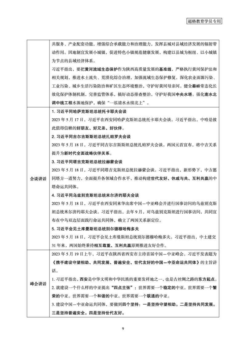 超格2023年5月时政讲义+60题_2026考公资料_（05）超格_超格时政_超格全国时政重点+重要会议讲话+720题