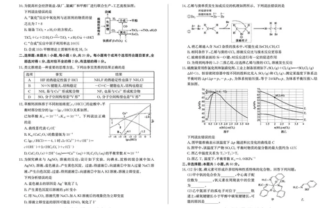 2025二调化学_2025年3月_250319山东省枣庄市2025届高三模拟考试（枣庄二调）（全科）_山东省枣庄市2025届高三模拟考试（枣庄二调）化学