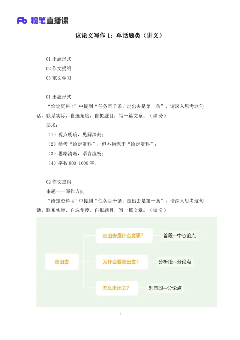 议论文写作1∶单话题类_2026考公资料_（09）李梦圆_落笔成文：单淑玲、李梦圆_议论文写作