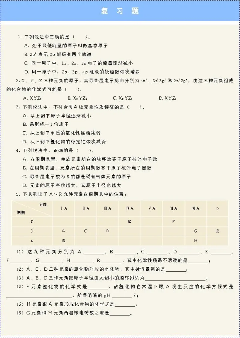 高中化学选修3物质结构与性质（低清晰度）_4-教培资料-26年最新资料-同步更新_初中高中教资_03科三专项（进去保存报考的学科即可）_112025高中科目（全）电子教材