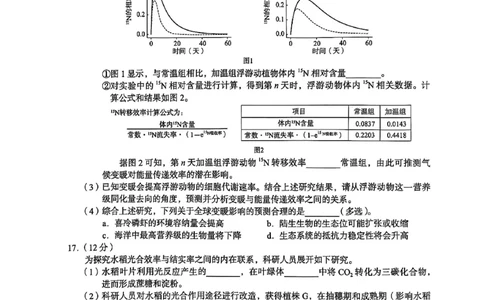 北京市海淀区2024-2025学年上学期高三期末练习生物_2025年1月_250125北京市海淀区2024-2025学年上学期高三期末练习试卷（全科）_北京市海淀区2024-2025学年上学期高三期末练习生物