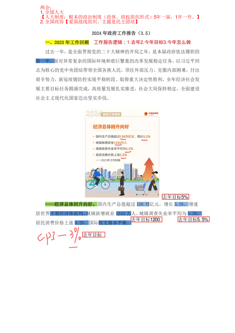 丹丹老师2024政府工作报告（带图版）_2026考公资料_（49）政治理论合集_政治理论名师类_常识2025丹丹国省考常识全家桶（系统课+套题课+冲刺课）_讲义_重要热点课程赠送资料