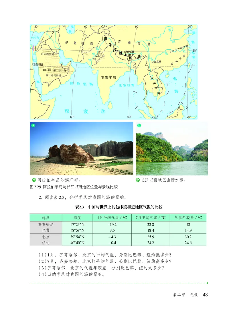 鲁教版7年级地理上册高清教材_4-教培资料-26年最新资料-同步更新_初中高中教资_03科三专项（进去保存报考的学科即可）_02科三专项（笔记真题思维导图教学设计版本二）