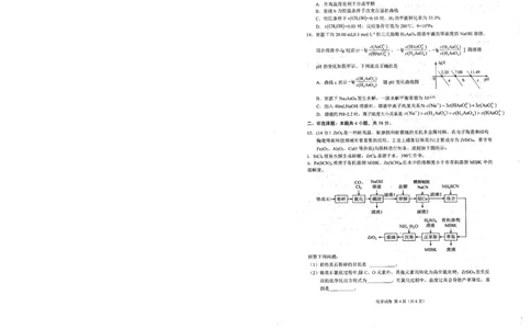 重庆市主城区高2024届学业质量调研抽测（第一次）化学试题_2024届重庆主城区高学业质量调研抽测(第一次)_重庆主城区高2024届学业质量调研抽测（第一次）化学