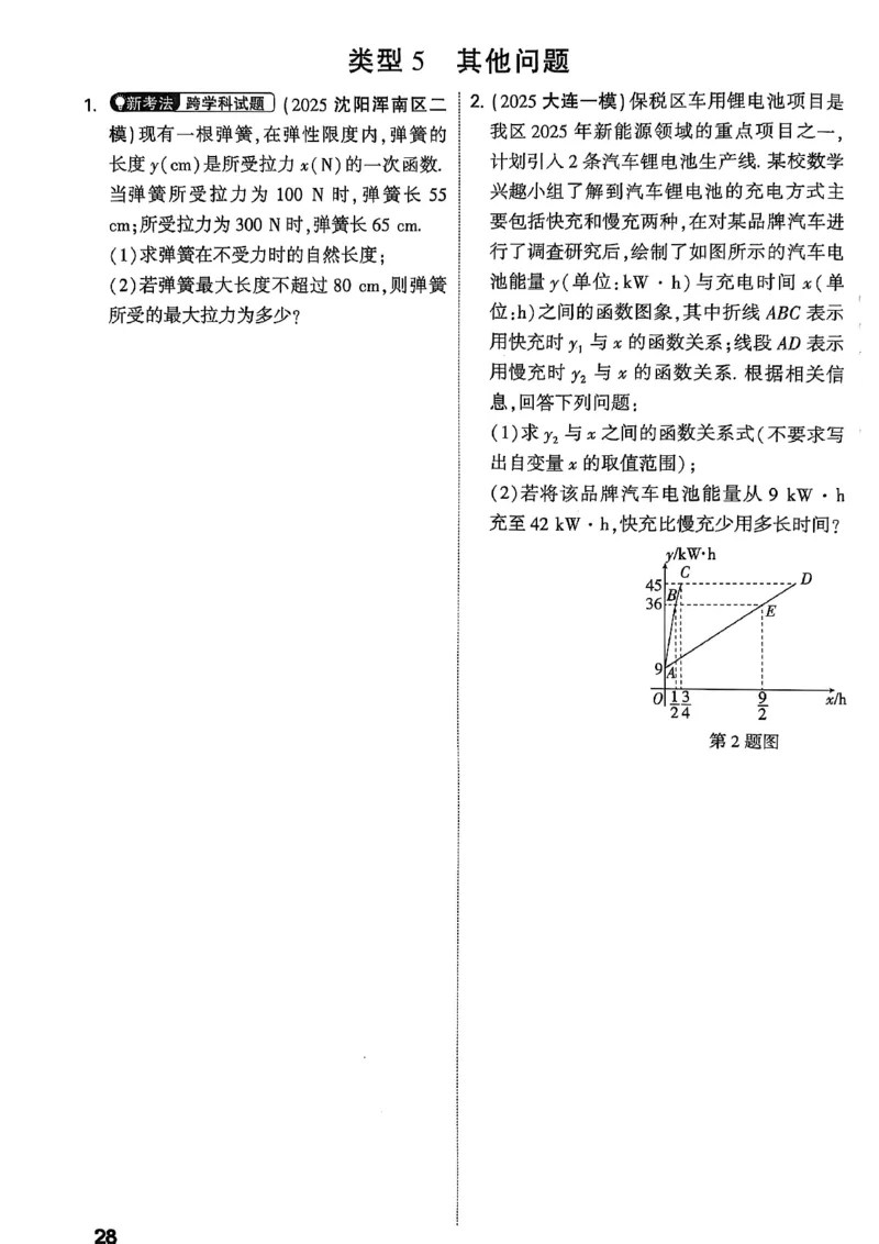 2026辽宁万唯试题研究（数学-2题型分层突破）_26《万唯中考试题研究》辽宁_2026《辽宁万唯试题研究》数学