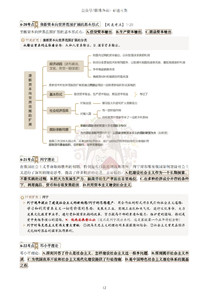 Plus版@研途可期-肖八选择题精解第六套_2026考公资料_（49）政治理论合集_政治理论合集_2025考研政治pdf（笔记）_肖秀荣考研政治_25肖秀荣《八套卷》+浓缩背诵合集_肖八Plus版本