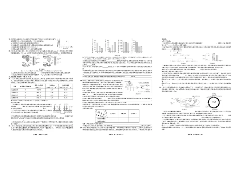 东北三省精准教学联盟2024-2025学年高三下学期3月联考生物试题+答案_2025年3月_250304东北三省精准教学联考2025届高三3月联考