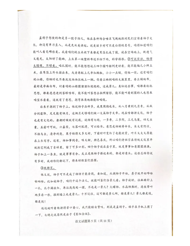 2025届湖南省长沙市新高考适应性考试语文试卷_2025年1月_250114长沙市2024-2025学年高三上学期新高考适应性考试（全科）_湖南省长沙市2024-2025学年高三上学期新高考适应性考试语文