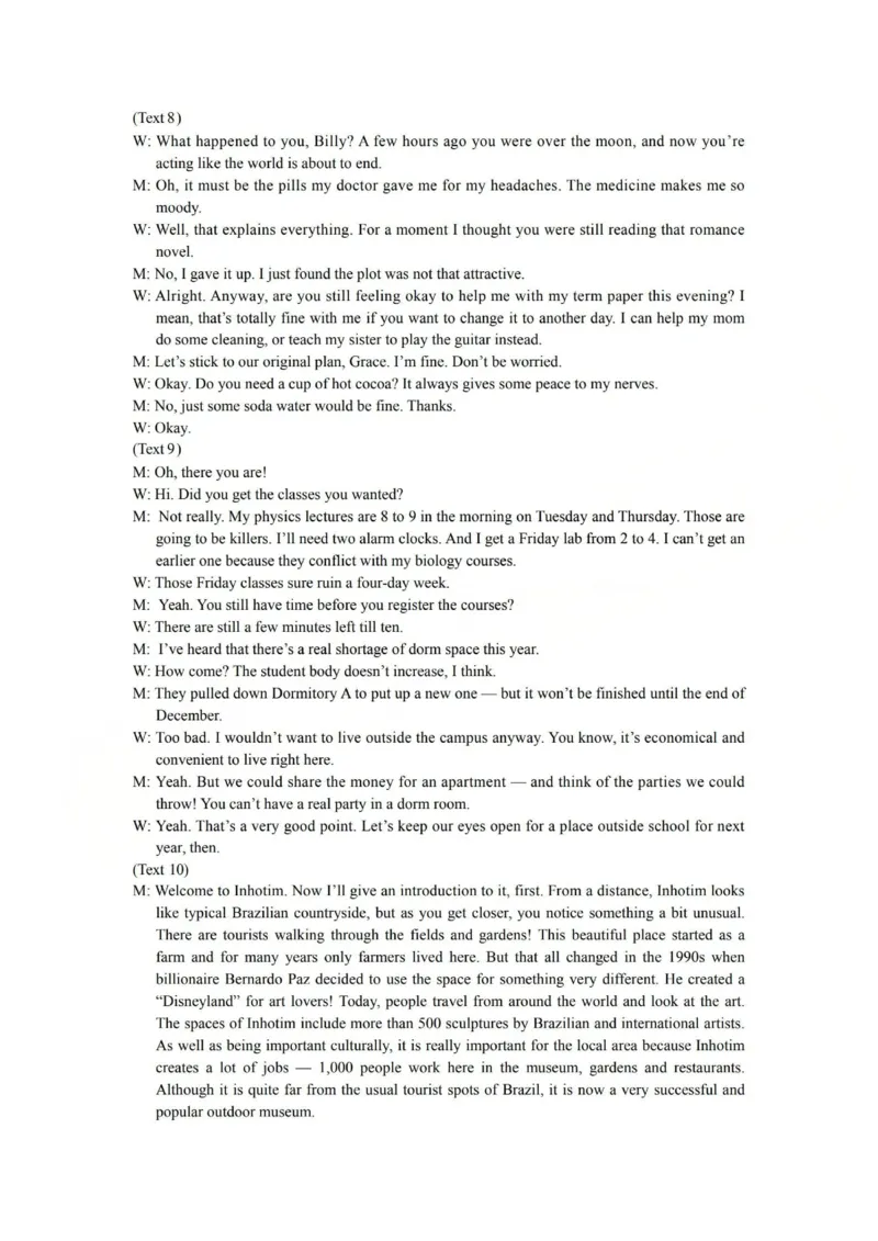 2025-2026学年第一学期高三年级10月学情检测英语答案_2025年10月_251029山西省三重教育2025-2026学年第一学期高三年级10月学情检测（全科）