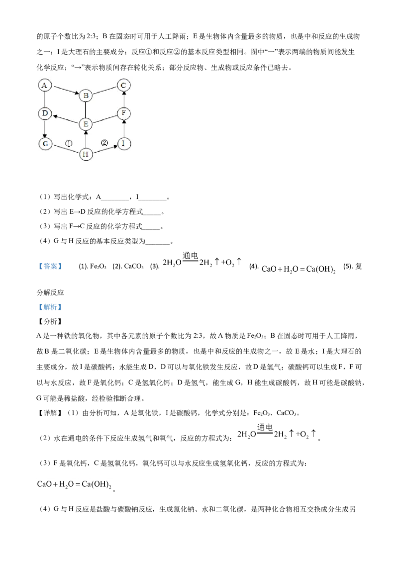 精品解析：江苏省南京市2020年中考化学试题（解析版）_中考真题_5.化学中考真题2015-2024年_2020中考化学真题（113份）_2020年中考真题精品解析化学（江苏南京卷）精编word版