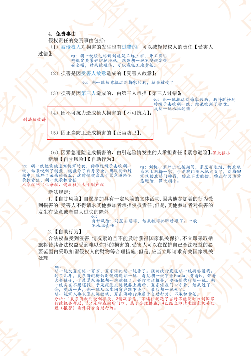 课代表木木&mdash;&mdash;民法典继承编、侵权责任编随堂笔记_2026考公资料_花生十三合集_2024+2023年资料_系统班2024上半年四海花生公考笔试系统班（含速算训练营）_讲义_随堂笔记