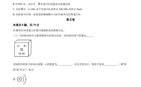 精品解析：福建省2020年中考化学试题（原卷版）_中考真题_5.化学中考真题2015-2024年_2020中考化学真题（113份）_2020年中考真题精品解析化学（福建卷）精编word版