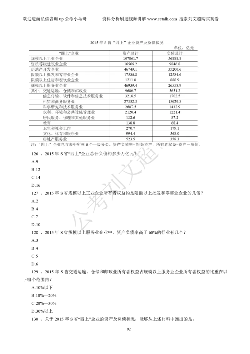 资料分析刷题本_2026考公资料_（08）刘文超&威猛公考（阿里木江）_2025合集_数资刘文超资料分析+数量关系刷题课_01-刷题题本