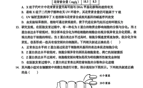 1号卷&middot;A10联盟2025届高三5月最后一卷生物_2025年5月_250519安徽省1号卷&middot;A10联盟2025届高三5月最后一卷（全科）