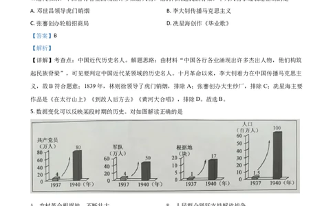 精品解析：江苏省淮安市2020年中考历史试题（解析版）_中考真题_6.历史中考真题2015-2024年_2020历史真题79份_2020年中考真题精品解析历史（江苏淮安卷）精编word版