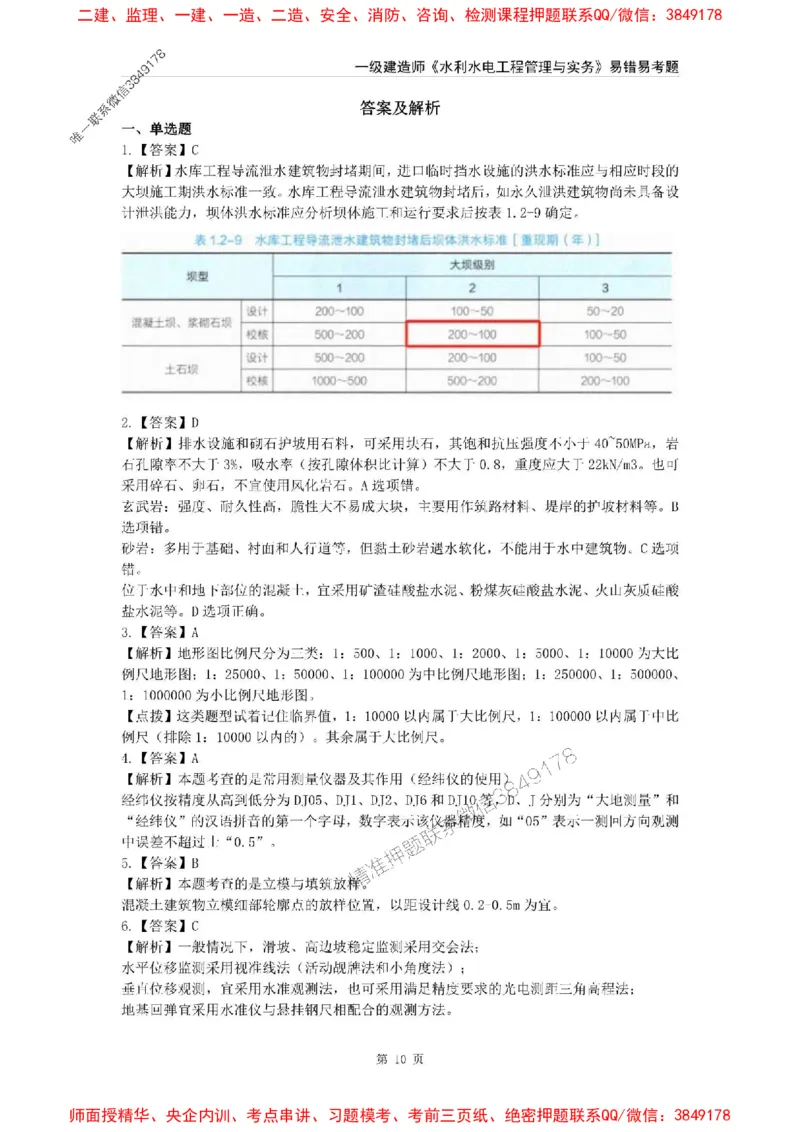 2025年一级建造师《水利水电工程管理与实务》易错易考300题_2026年一级建造师_2026年一建水利_2025年一建水利SVIP_01-精华文档✿电子教材✿历年真题