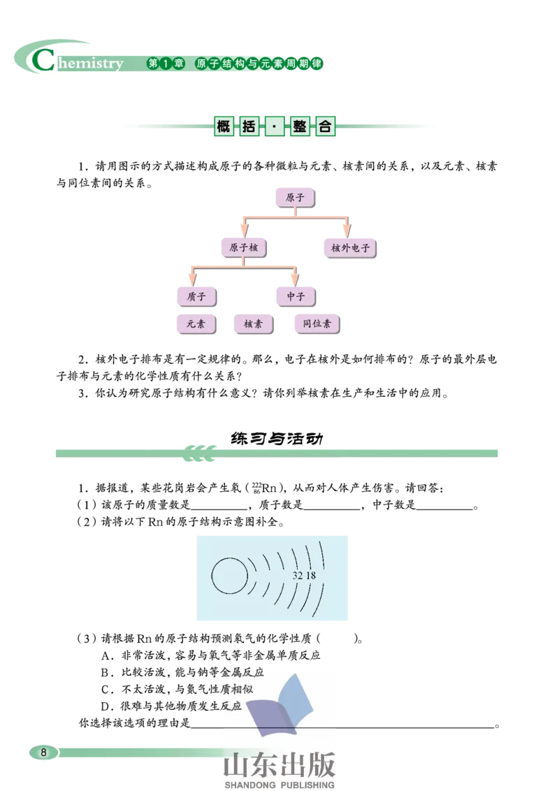鲁科版高中化学必修2（2003课标版）_4-教培资料-26年最新资料-同步更新_初中高中教资_03科三专项（进去保存报考的学科即可）_02科三专项（笔记真题思维导图教学设计版本二）