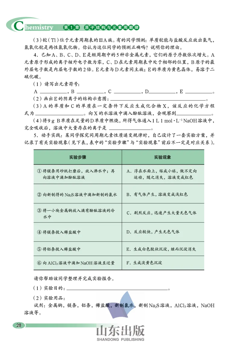 鲁科版高中化学必修2（2003课标版）_4-教培资料-26年最新资料-同步更新_初中高中教资_03科三专项（进去保存报考的学科即可）_02科三专项（笔记真题思维导图教学设计版本二）