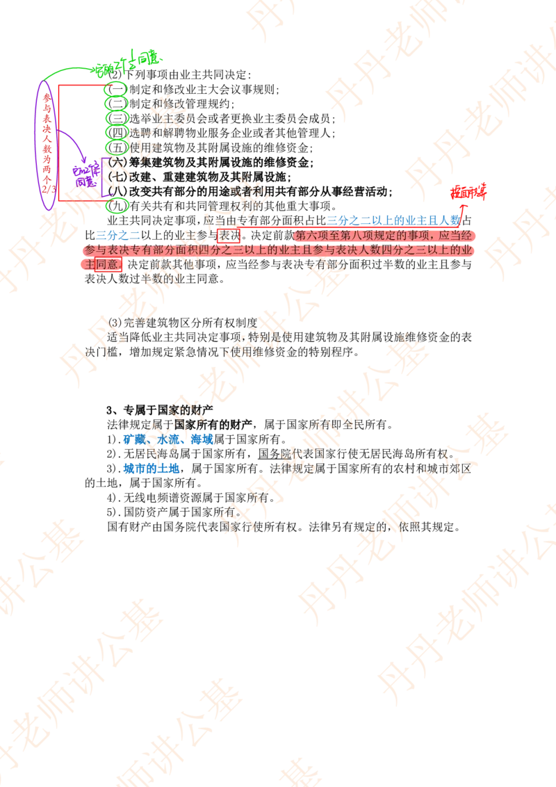 课代表木木&mdash;民法典物权编、合同编随堂笔记_2026考公资料_花生十三合集_2024+2023年资料_系统班2024上半年四海花生公考笔试系统班（含速算训练营）_讲义_随堂笔记