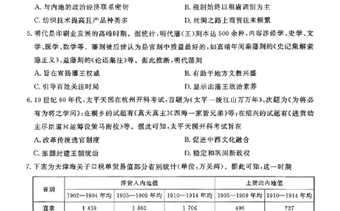 历史_2025年2月_250217河南省青桐鸣2025届高三2月联考（全科）_2025河南青桐鸣高三2月联考历史