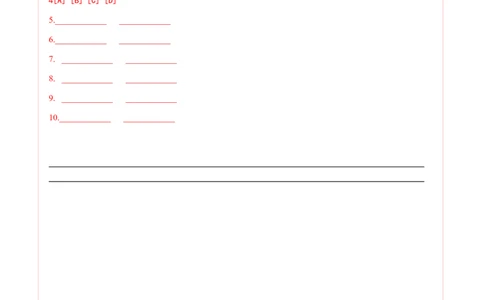 高一地理期中模拟卷（答题卡）A4版（上海专用）_1多考区联考试卷_1021高一期中模拟卷（上海专用）黄金卷：2024-2025学年高一上学期期中模拟考试