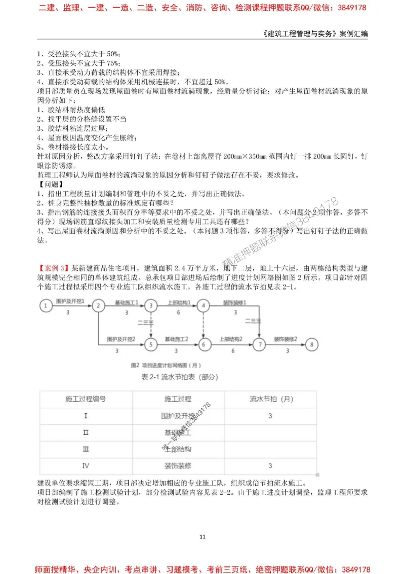 2025年一级建造师《建筑工程管理与实务》案例汇编_2026年一级建造师_2026年一建建筑_2025年一建建筑SVIP_01-精华文档✿电子教材✿历年真题_39-建筑《案例汇编》SMR推荐