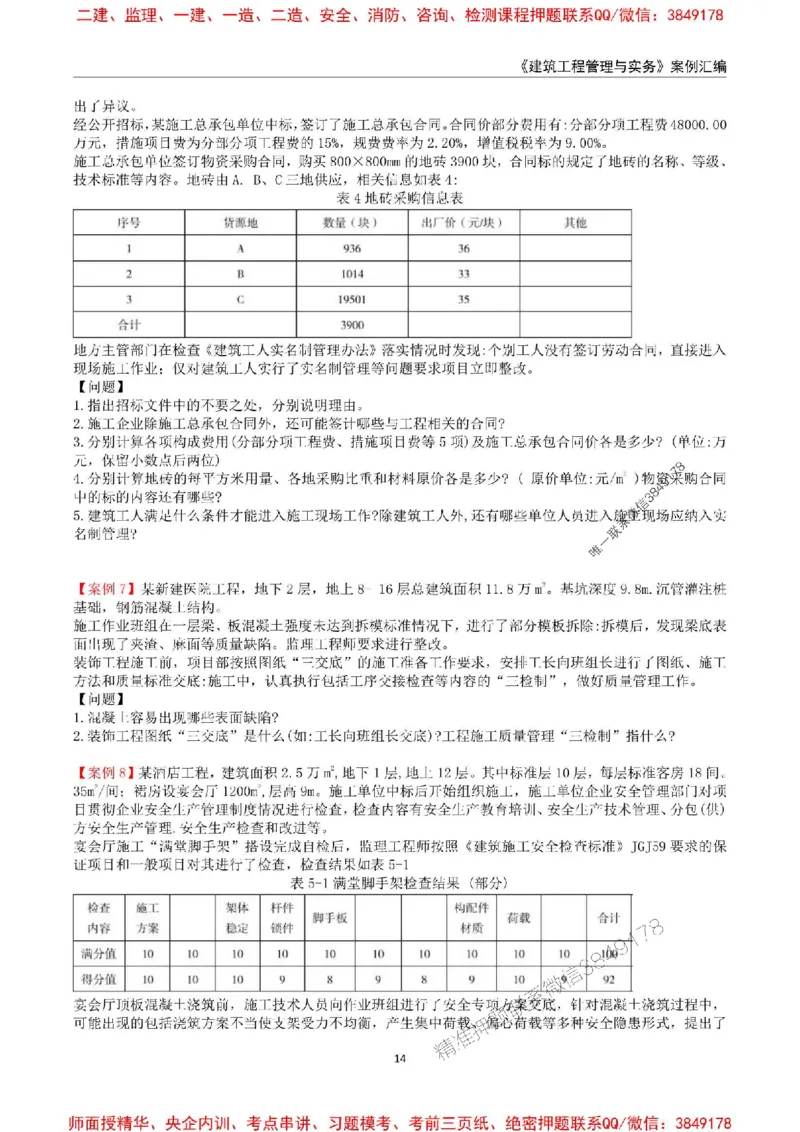 2025年一级建造师《建筑工程管理与实务》案例汇编_2026年一级建造师_2026年一建建筑_2025年一建建筑SVIP_01-精华文档✿电子教材✿历年真题_39-建筑《案例汇编》SMR推荐