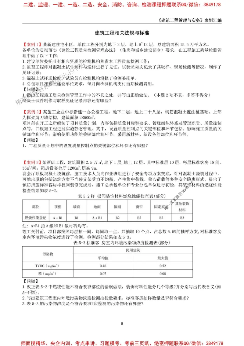 2025年一级建造师《建筑工程管理与实务》案例汇编_2026年一级建造师_2026年一建建筑_2025年一建建筑SVIP_01-精华文档✿电子教材✿历年真题_39-建筑《案例汇编》SMR推荐