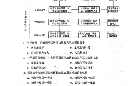 黑龙江省大庆市实验中学实验三部2024届高三上学期阶段考试（二）地理_2024届黑龙江省大庆市实验中学实验三部高三上学期阶段考试（二）