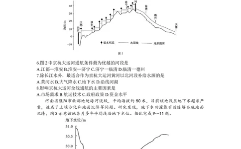 2025届华大新高考联盟名校高考预测地理试卷_2025年5月_0519华大新高考联盟2025年名校高考预测卷